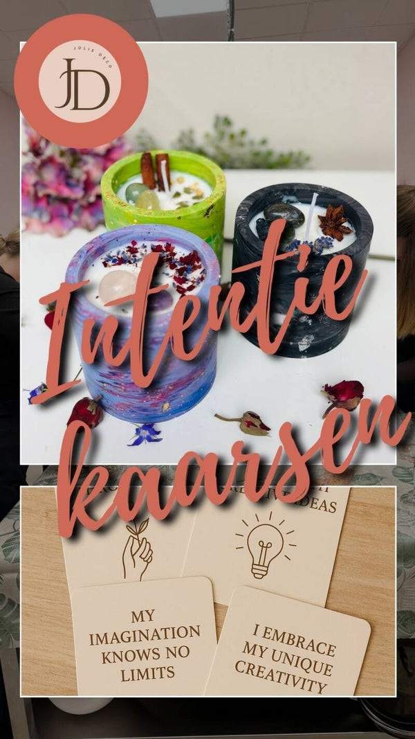 Intentiekaarsen maken zaterdagochtend 20 december 10.00