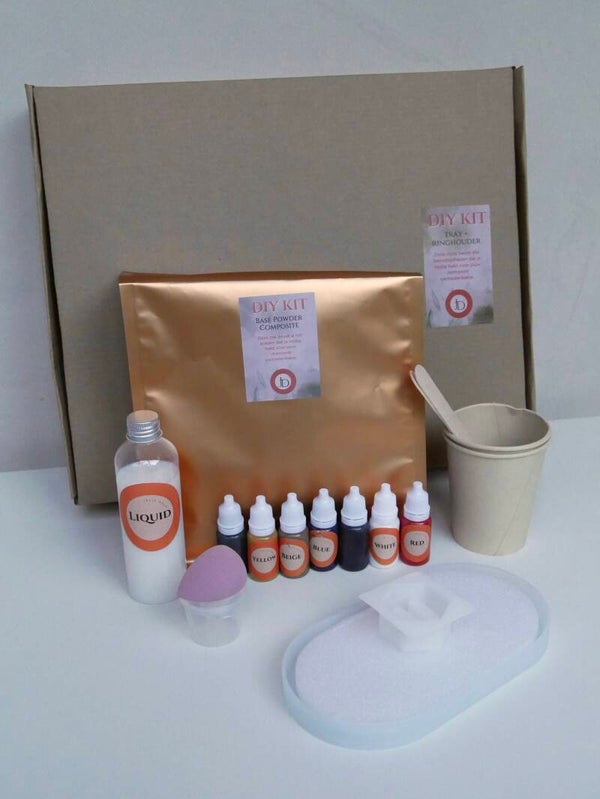 DIY - pakket Sieradentray en ringhouder