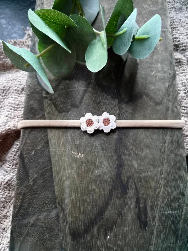 Baby haarbandje bloemen