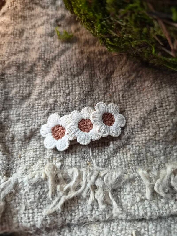 Antislip speldje wit bloem