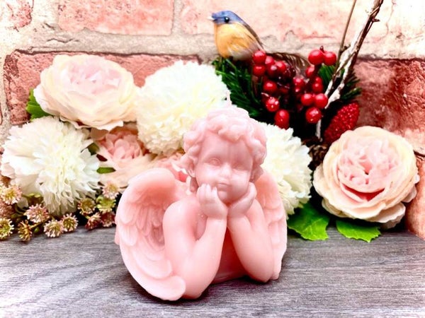 Angel Candle / Wonder / Antique Pink