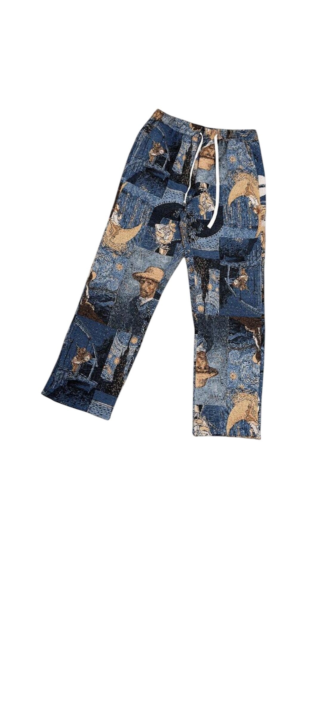 Loose leg knit pants mens