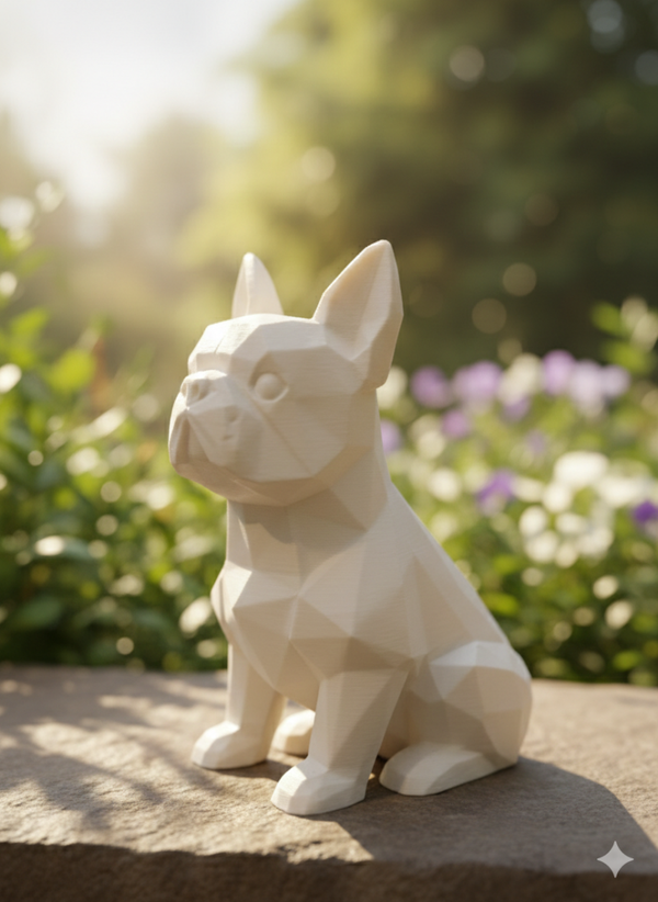 Low Poly Franse Bulldog S