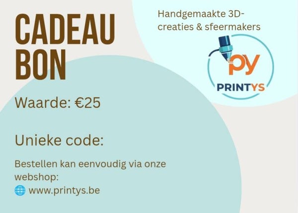 Cadeaubon €25