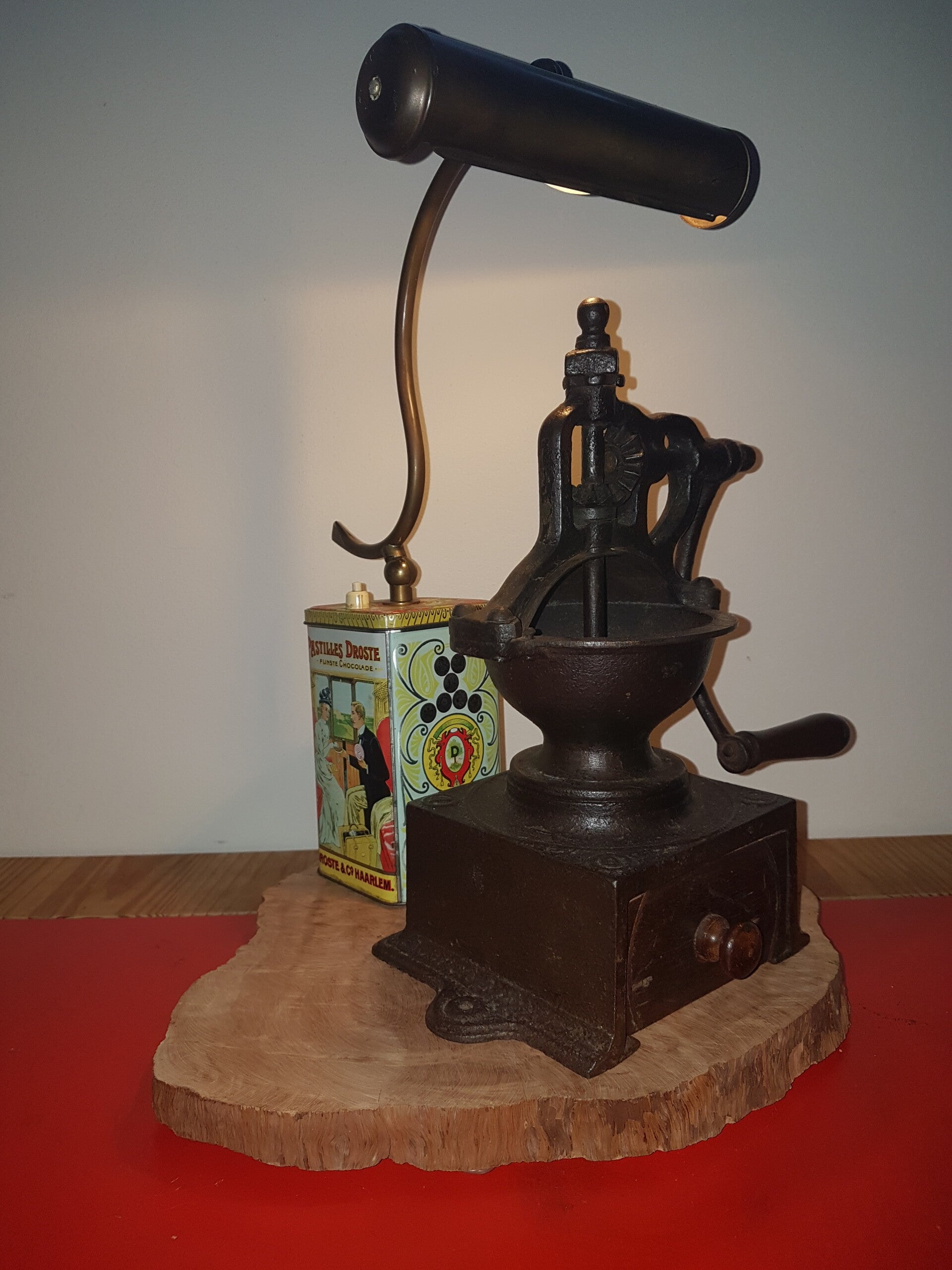 Koffiemolenlamp