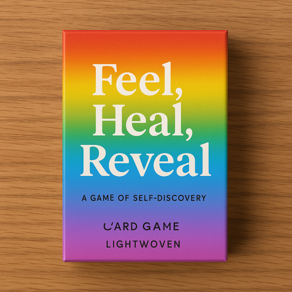"Feel, Heal, Reveal" Healing Card Game, 2+ Players
