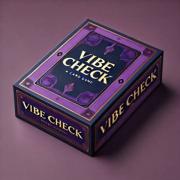 "VIBE CHECK" Healing Card Game, 3-8 Players