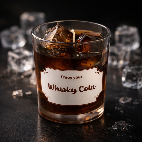 Kerze - Whisky Cola