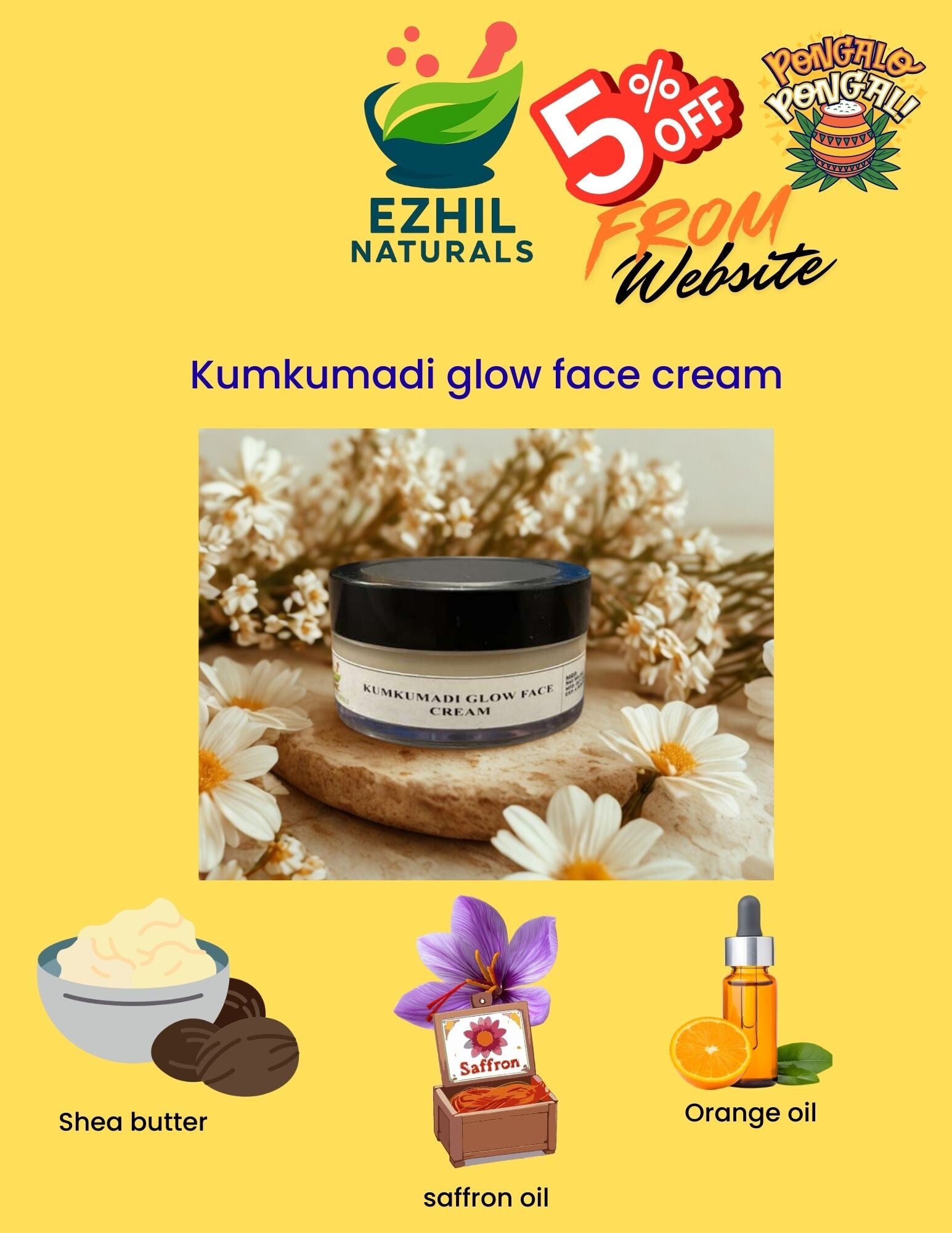 Kumkumadi Glow face cream (25g)