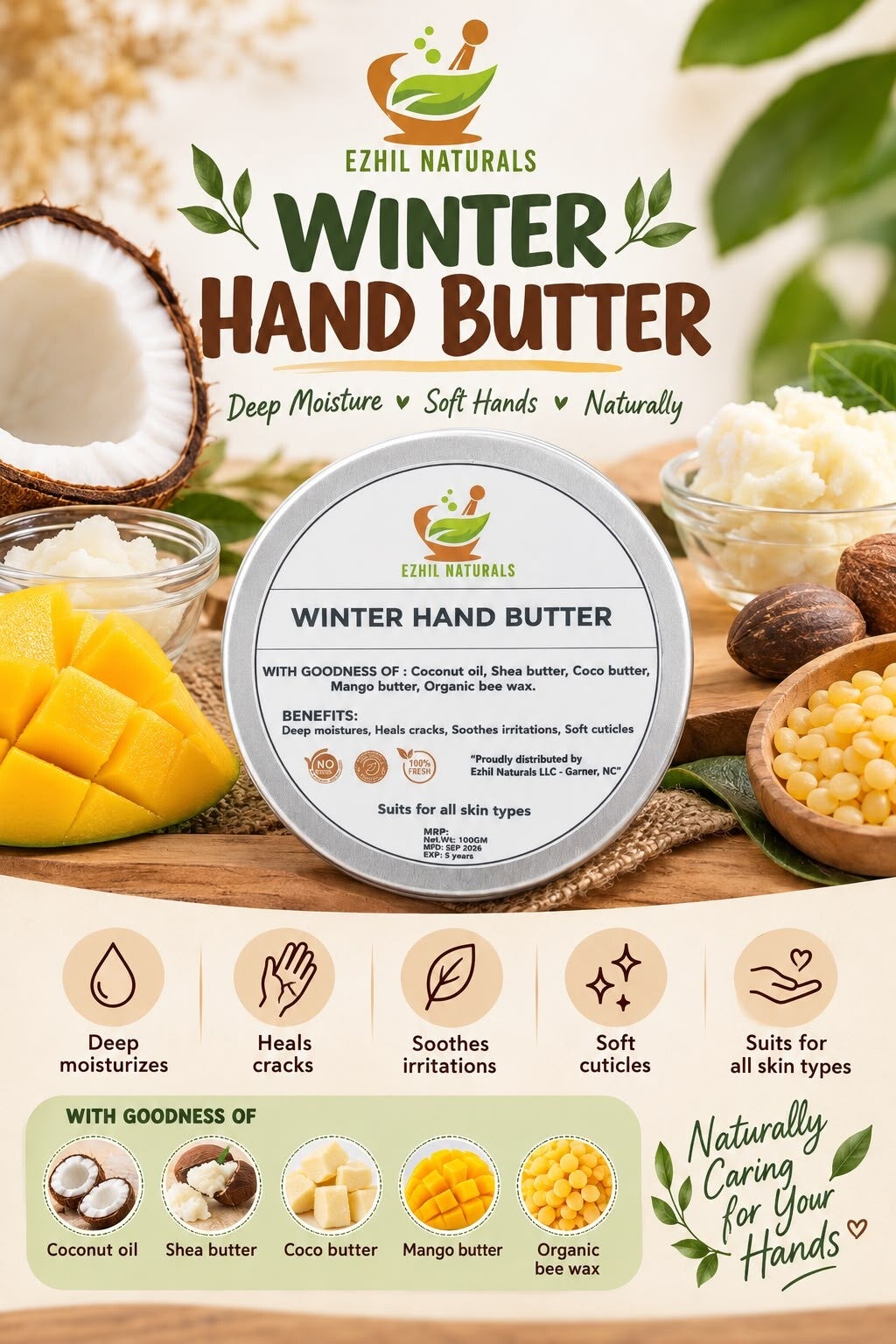 Winter Hand Butter (100 g) - Hand and leg cream