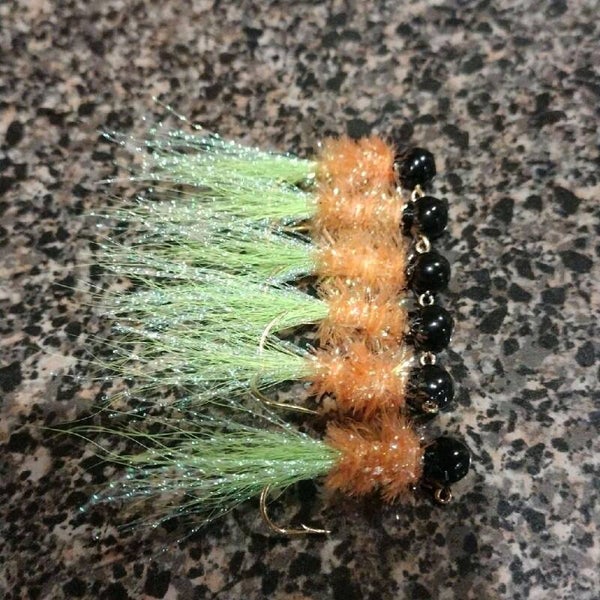 Black, orange, chartreuse