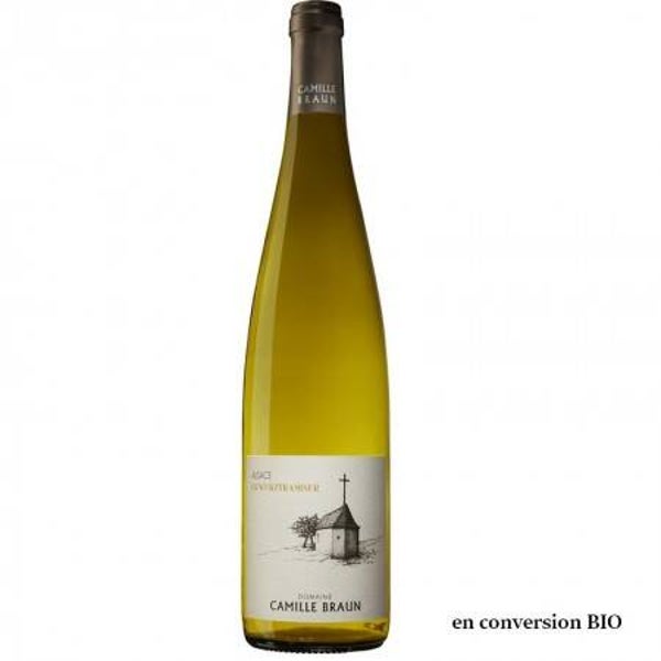 Camille Braun GEWURZTRAMINER aop Alsace 2023 blanc 75cl