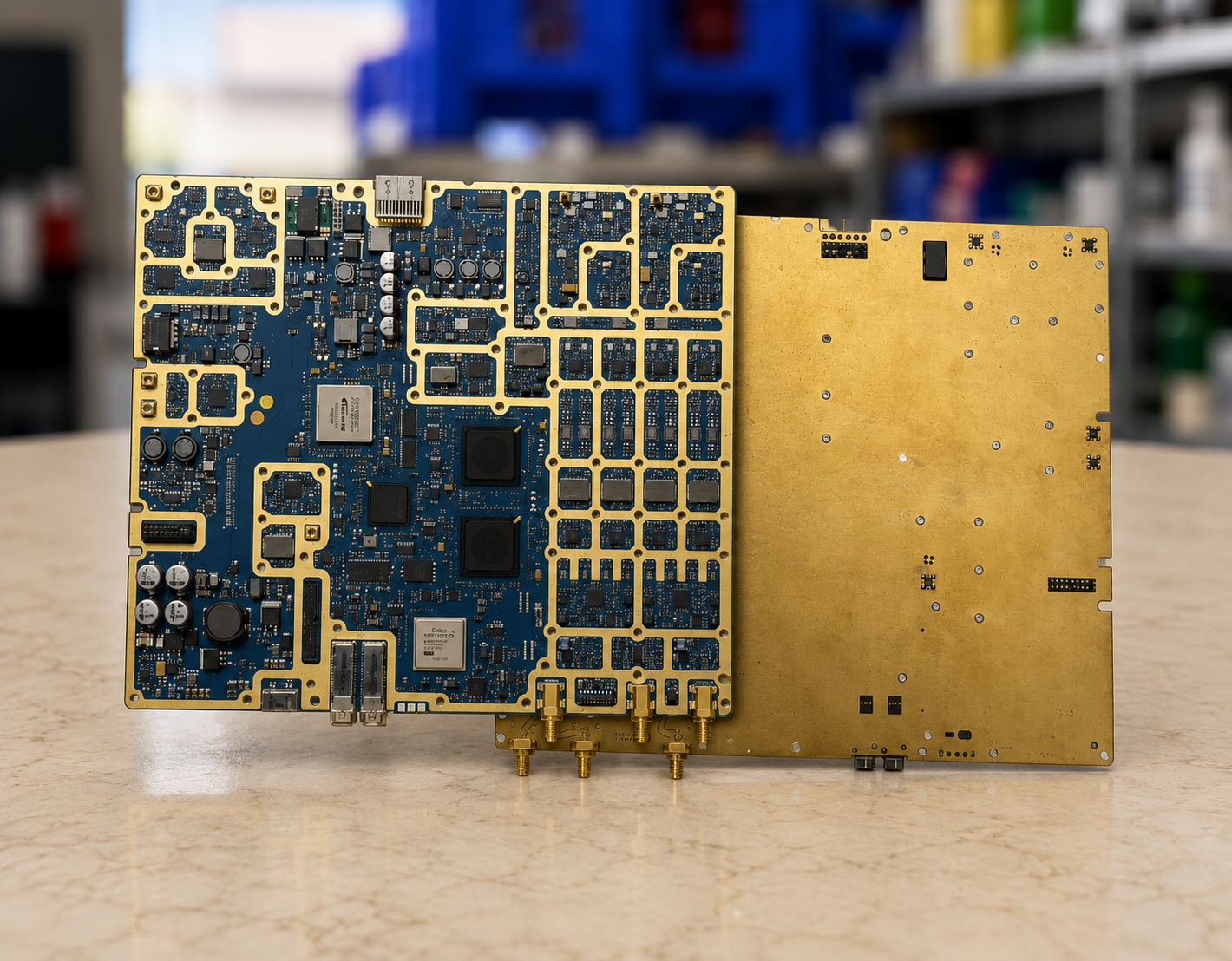 HF printplaat goud