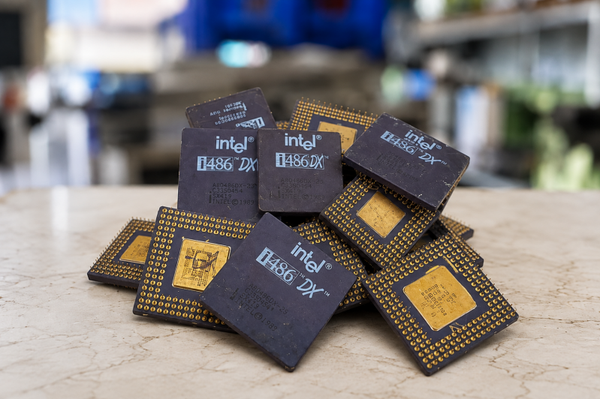 Cpu Goldcap intel 286/386/486