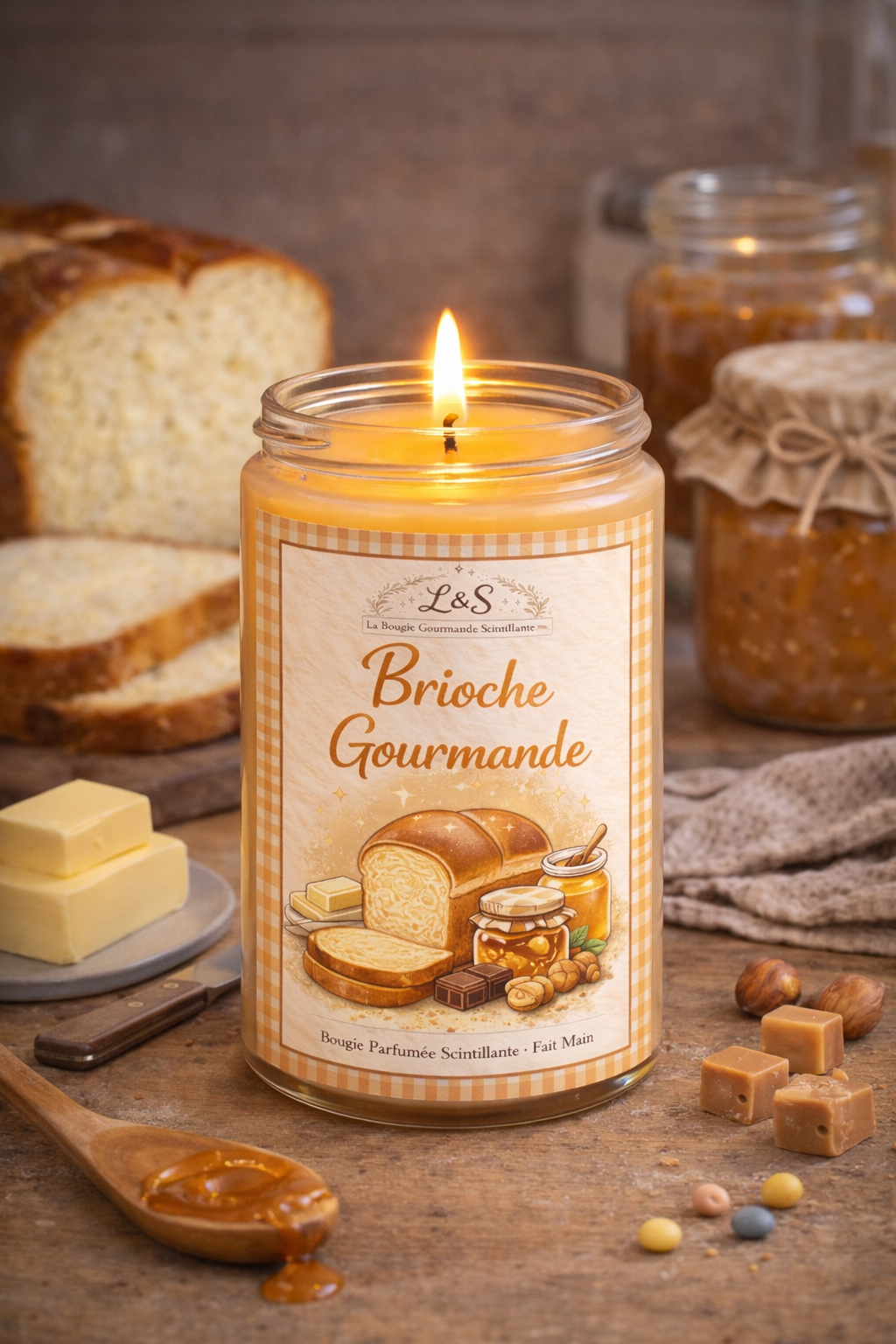 Bougie Gourmande Brioche Gourmande