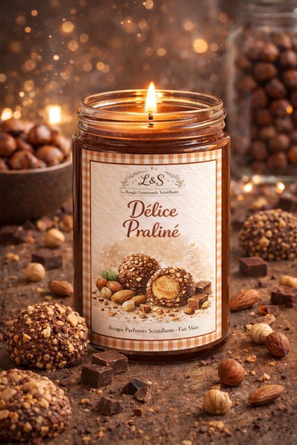 Bougie Gourmande Délice Praliné