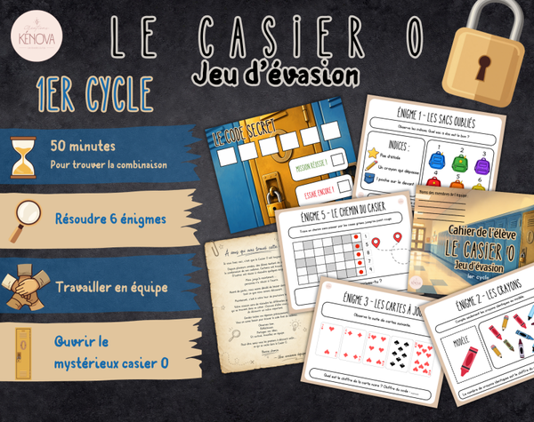 Le casier 0 - 1er cycle