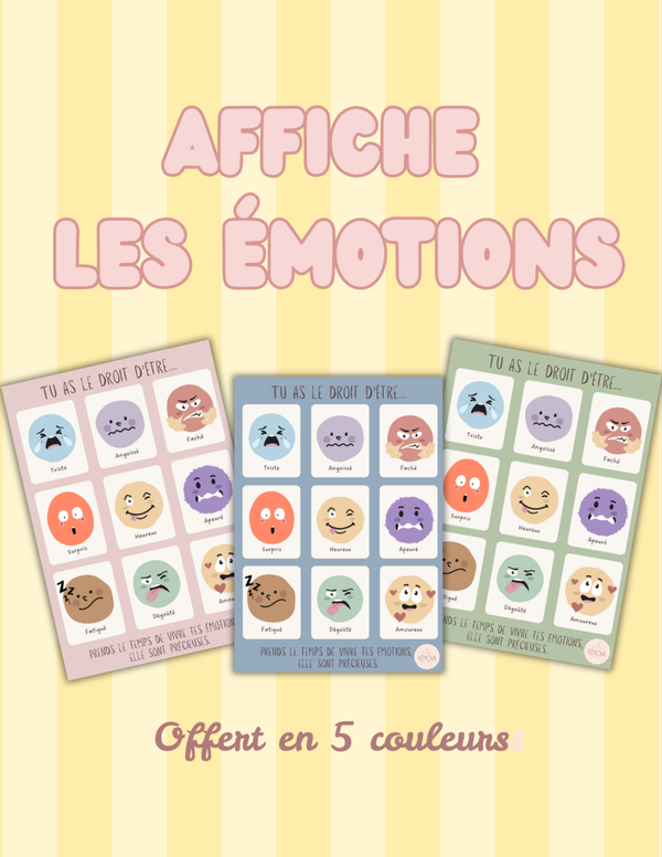 Affiche sur les émotions