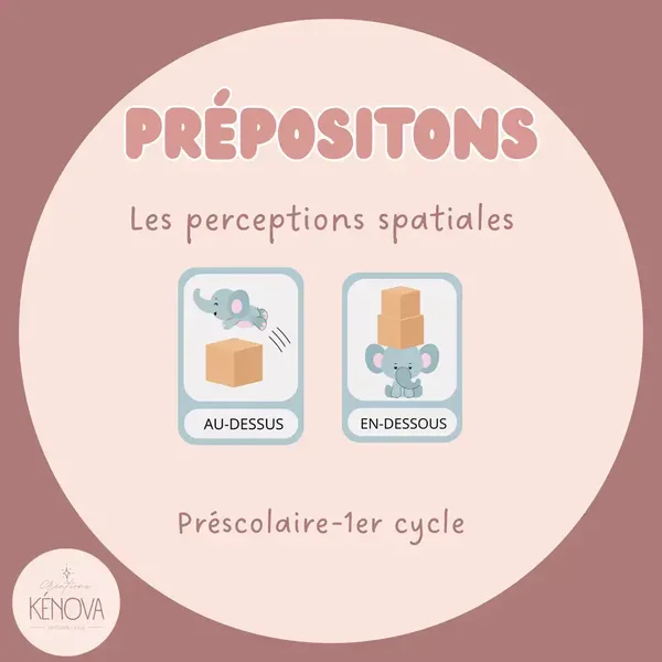Les prépositions - perception spatiale