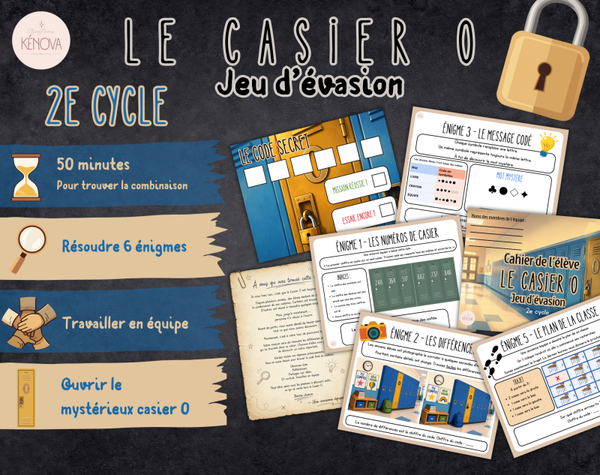 Le casier 0 - 2e cycle