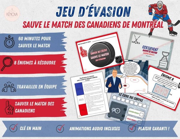Sauve le match des Canadiens de Montréal