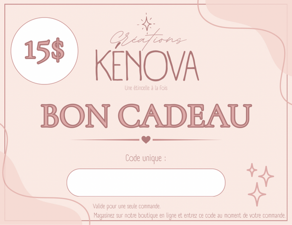 Bon cadeau - 15$
