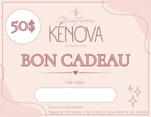 Bon cadeau - 50$