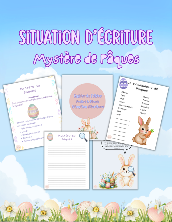 Situation d’écriture - mystère de Pâques
