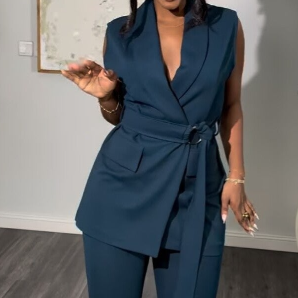 2 pcs sleeveless green