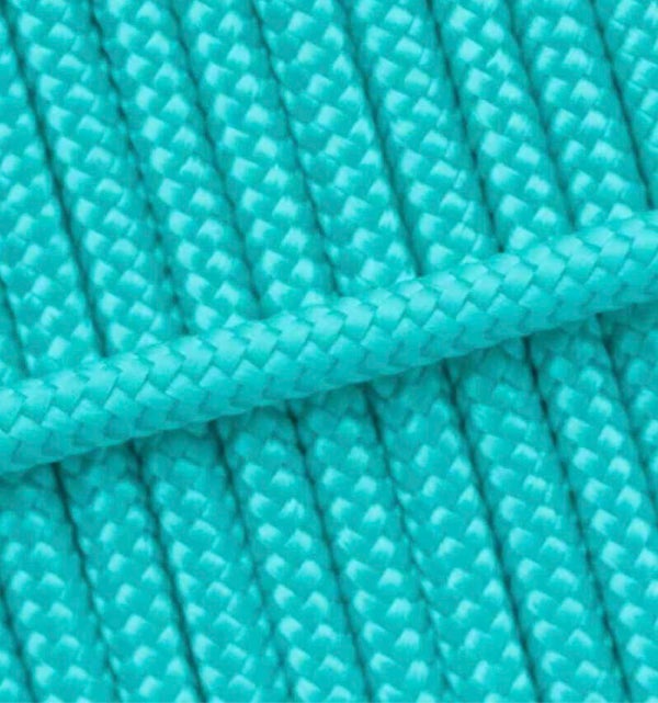 Touwhalster turquoise met side pull