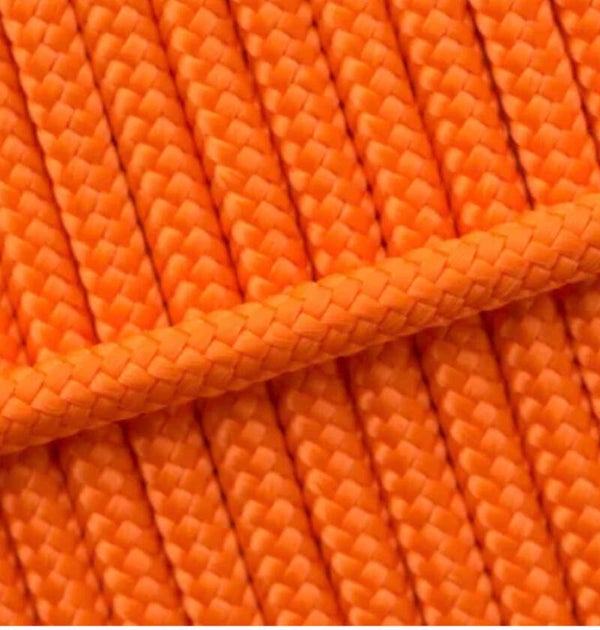 Touwhalster oranje met side pull