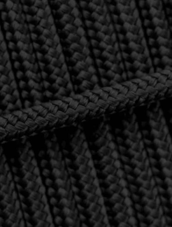 Touwhalster zwart met side pull