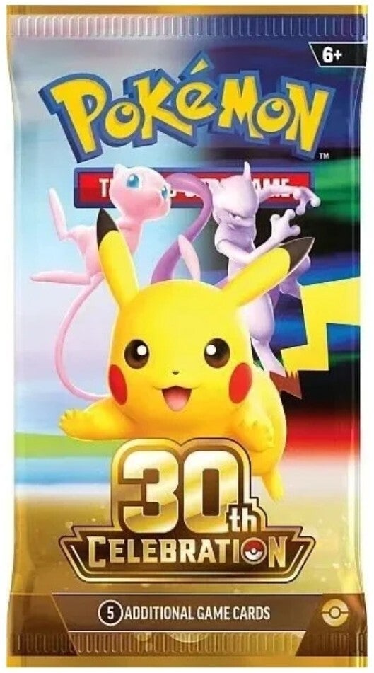 Pokémon 30th Anniversary Celebration – Engelse Booster Pack | 30 Jaar Pokémon