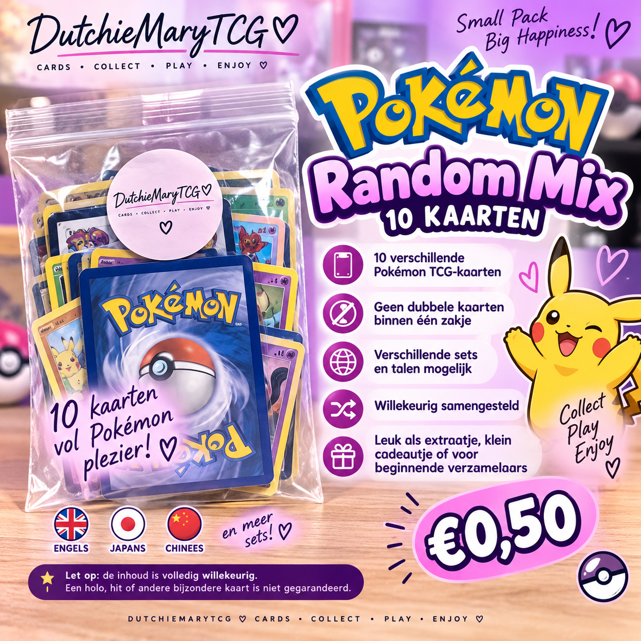Pokémon Random Mix – 10 Kaarten