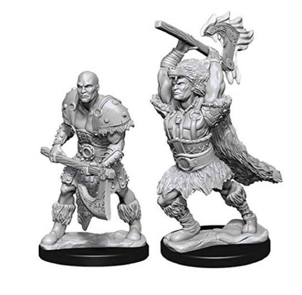 D&D Miniatures - Male Goliath Barbarian - unpainted
