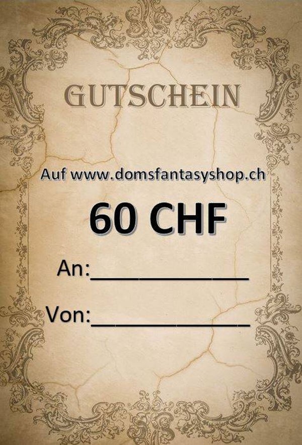 60 CHF Gutschein