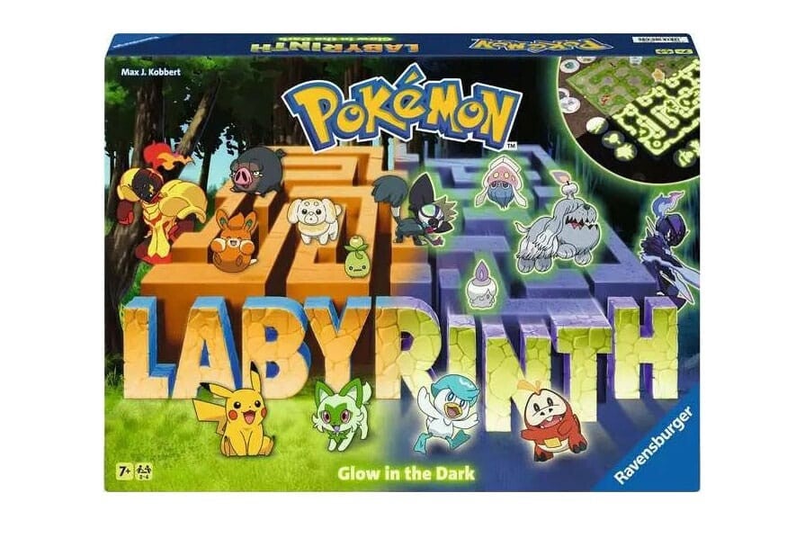 Pokémon Brettspiel Labyrinth Glow in the Dark