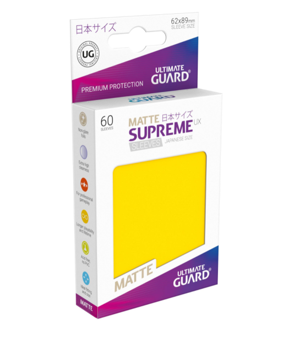 Supreme Sleeves Japan Size Matt UX Yellow (60)