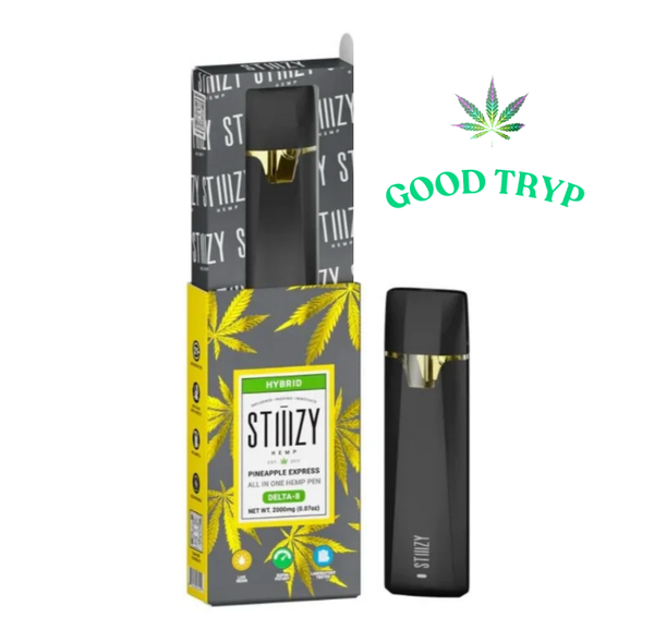 PLUMA DE WAX DESECHABLE - DELTA 8 STIIIZY - "Pineapple express" 2ML (HÍBRIDA)