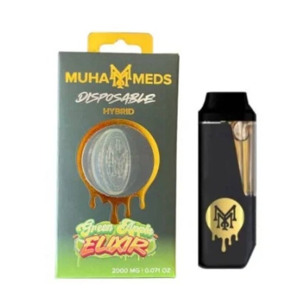 PLUMA WAX – MUHA MEDS "Green Apple Elixir" 2ML (HIBRIDA)