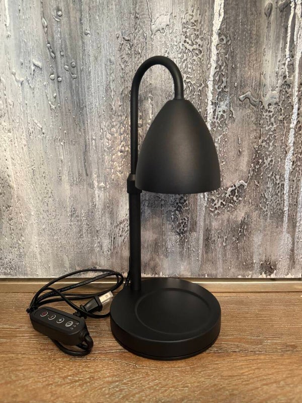 Solid Black Candle Lamp Warmer