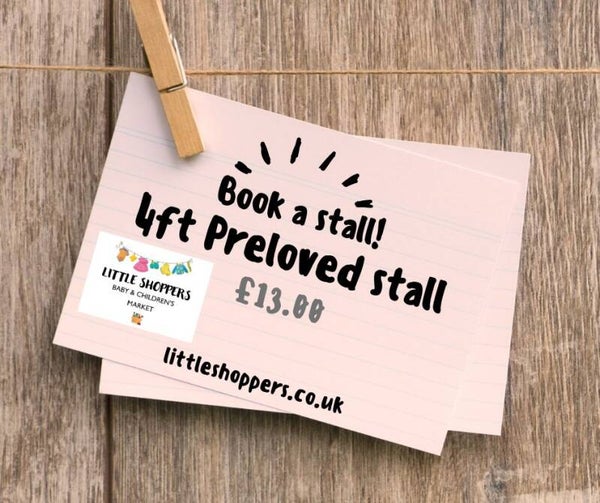 4ft Stall -  Saturday 24th January