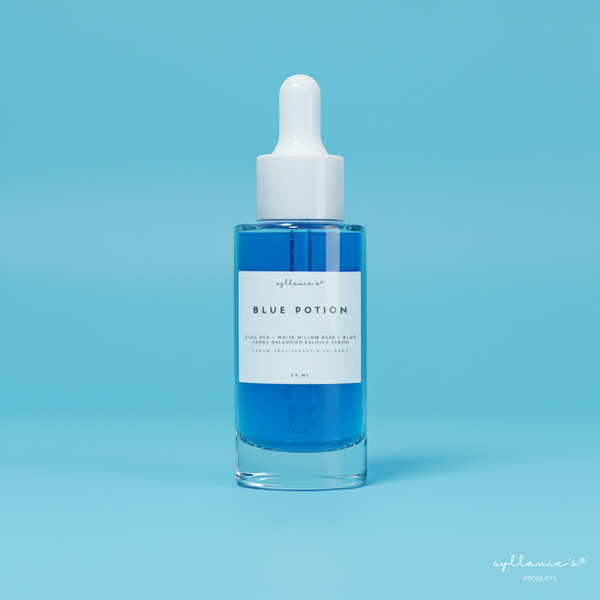 BLUE POTION: Sérum Équilibrant et Apaisant au Zinc PCA, Écorce de Saule et Blue Tansy