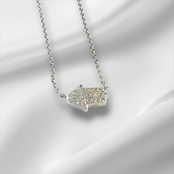 Collier main protectrice Argent