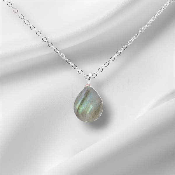 Collier Goutte - Labradorite