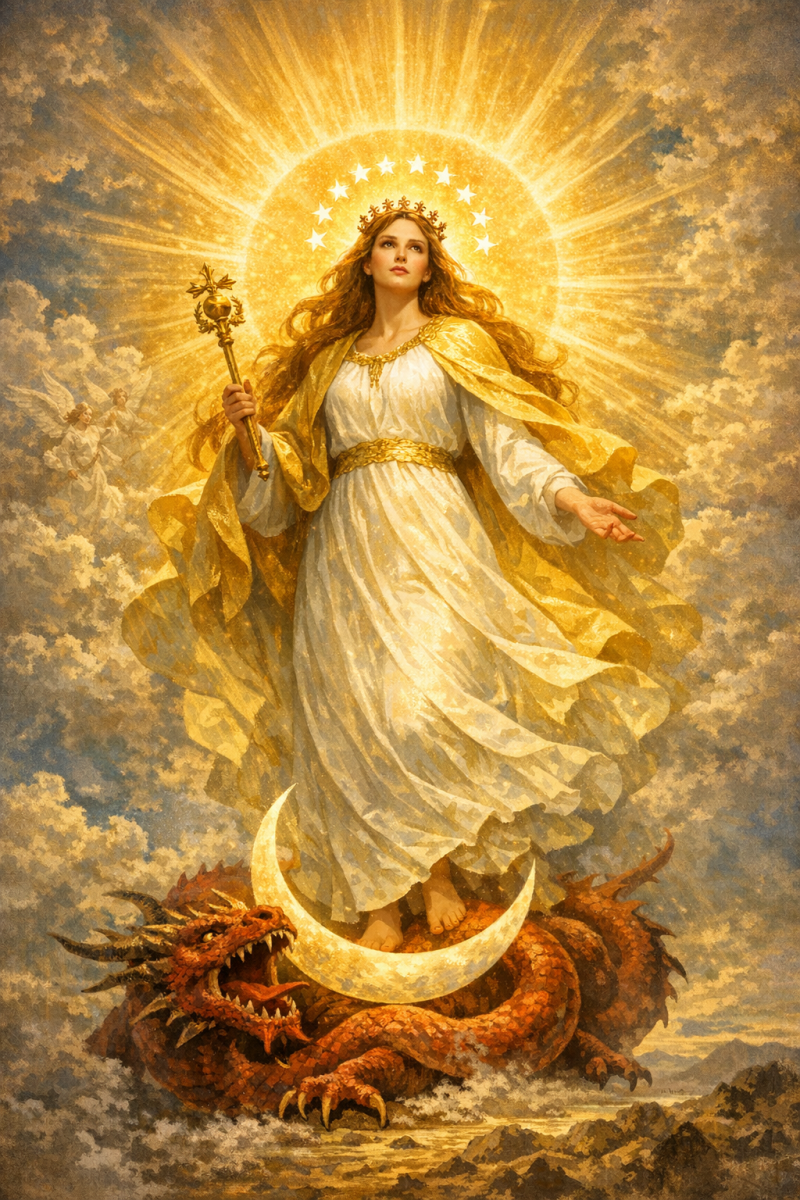 The Woman clothed with the sun from Revelation 12