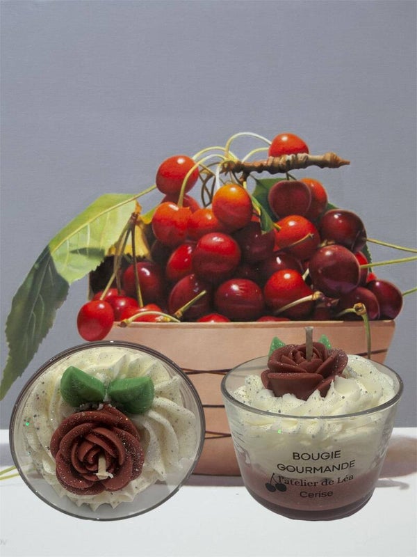 Bougie gourmande Cerise