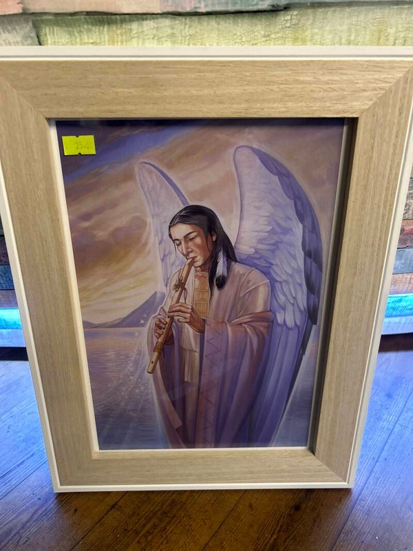 Archangel Sandalphon print ( Framed)