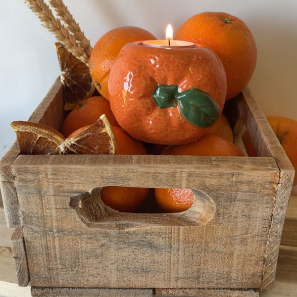 Bougeoir   Orange