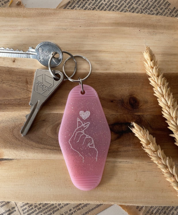 Porte clef   Cœur coréen